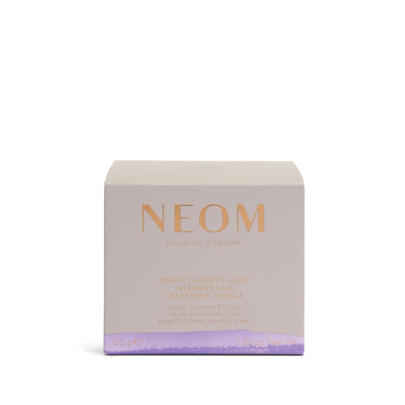NEOM - Intensive Skin Treatment Candle | 4.93 Fl Oz (140gr) | Lavender, Chamomile & Patchouli | Massage Oil Candle for Sleep | 100% Natural Fragrances | Nourish & Soften | Signature Sleepy Scent - Image 2